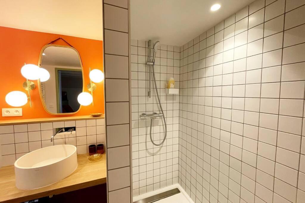 Appartement Moonrise - Plage 50M - Rue Gratuite سان مالو المظهر الخارجي الصورة